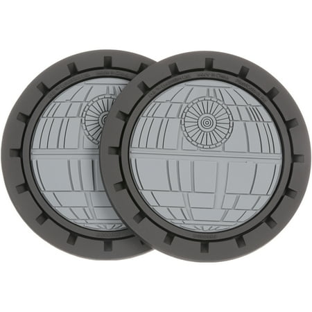 Star Wars? Death Star Auto Cup Holder Coasters 2 ct Carded Pack
