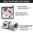 thumbnail image 7 of Pioneer Flower Kitchen Oven Mitt and Pot Holder Sets 4 Pcs for Baking, Cooking and Grilling, Heat Resistant Up To 392 °F, 7 of 7