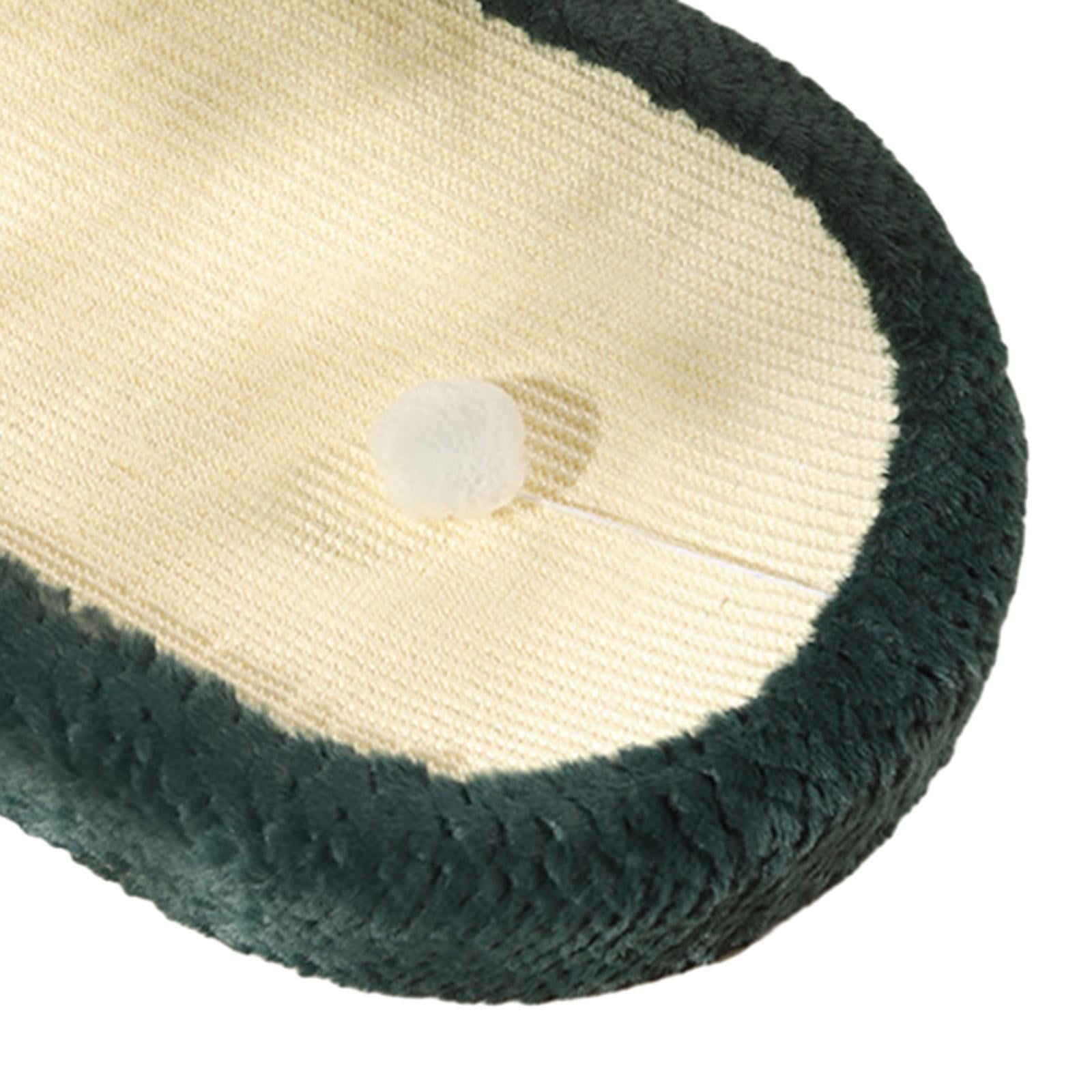 Cat Scratcher Bed Portable Sleeping Nest Sofa Grinding Claws Cat Scratch Pad Dark Green