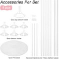 thumbnail image 2 of 4 Sets Balloon Stand Kit Balloon Sticks With Base for Table Balloon Stands With Base for Floor Balloon Arch Stand With Base Balloon Stands for T, 2 of 5