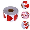 thumbnail image 4 of GOOHOCHY 1 rollo de pegatinas de corazón con purpurina para San Valentín, con forma de amor, para manualidades., 4 of 8
