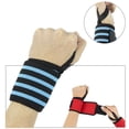 thumbnail image 4 of Weightlifting Wrist Wraps Wrist Support with Heavy Duty Thumb Loop - Wrap for Powerlifting, 4 of 5