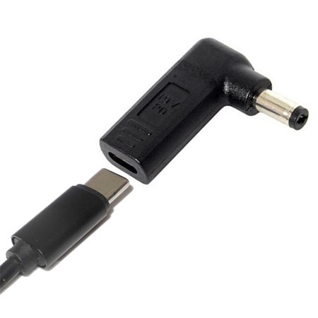 USB-C To 7.4mm Laptop Charger Adapter - 100W PD, Female Type-C To Male DC 7.4x5.0mm For Dell Latitude & Inspiron 3 thumbnail image