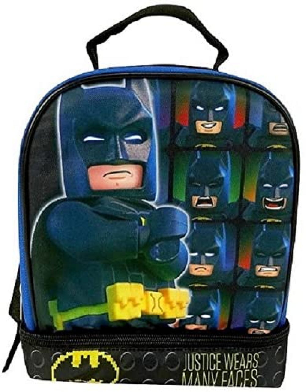 Lego Batman Rectangular Lunch Box - Lego Batman Boys' Rectangular Lunch Kit  