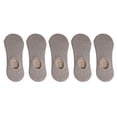 thumbnail image 1 of 5 uds calcetines de verano calcetines invisibles calcetines de boca baja color sólido calcetines finos de algodón silicona anti-eliminación, 1 of 5