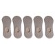 thumbnail image 1 of 5 pares de calcetines de verano, calcetines invisibles, calcetines de boca baja, calcetines finos de algodón de color sólido, calcetines de silicona anti-eliminación, 1 of 5