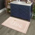 thumbnail image 5 of Mohawk Home Diva High/Low Pile Stain/Fade Resistant Non-Slip Machine Washable Bath Mat, Pink, 2' x 3' 4", 5 of 8