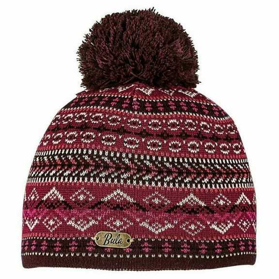 Women's Soft Beanie Burgundy - Bula, Burgandian Wine - New