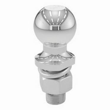 CURT 40004 Chrome Trailer Hitch Ball, 6,000 lbs, 2-Inch Diameter, 1 x 2-1/2-Inch Shank