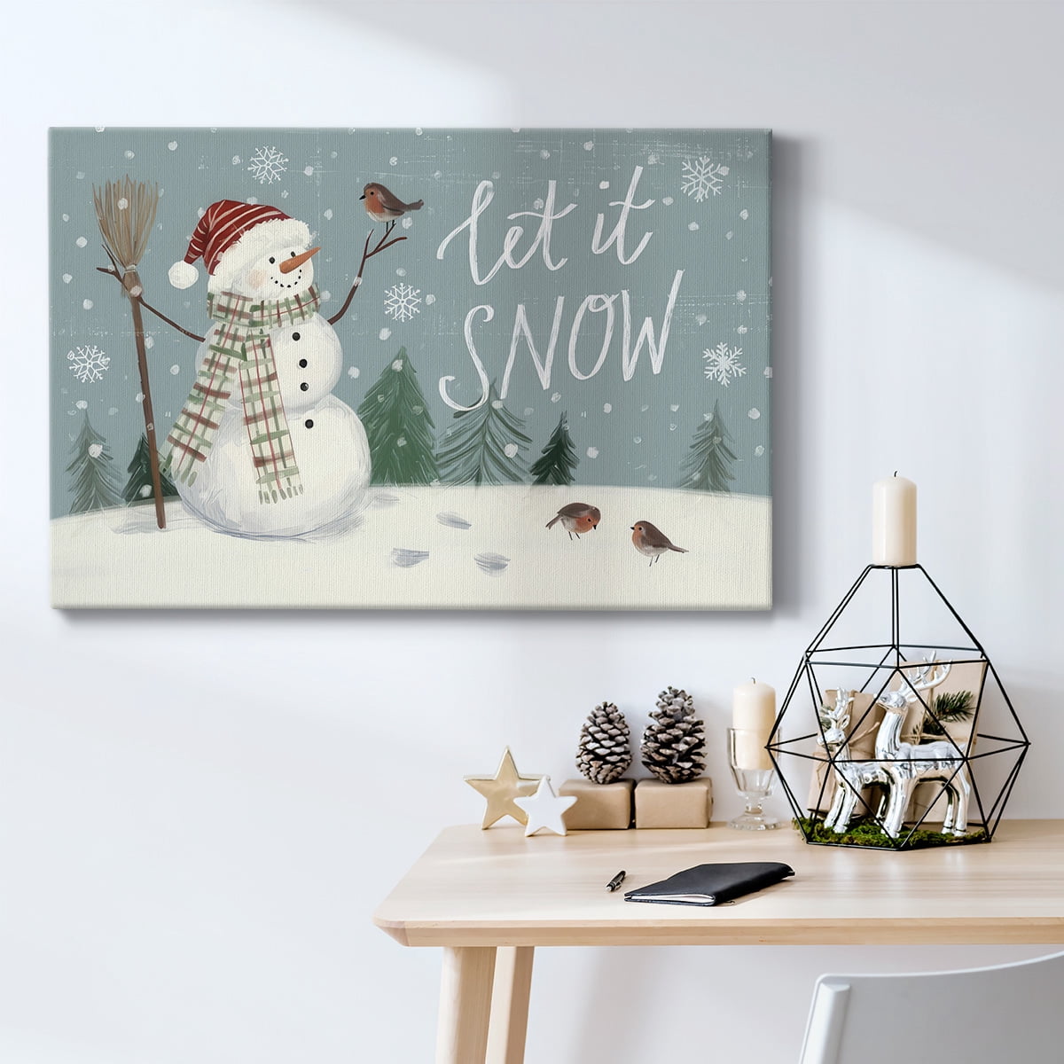 Jolly Snowman Collection A- Gallery Wrapped Canvas