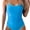 Blue, variant on Women's One Piece Swimsuit Bathing Suit Color Block Spaghetti Strap Swim Suit Swimwear for Women 2026 1 Piece Wrap Swimsuit