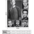 thumbnail image 2 of Max Thieriot Blanket Cool #1 Throw Blankets Ultra Soft Flannel Lightweight Throws for Couch, Bed, All Seasons Use 30""*40""（76 * 100cm）, Style, 2 of 6