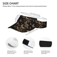 thumbnail image 4 of Xecao Modern Golden Butterfly for Adult Sun Cap offers versatile sun protection with adjustable Velcro for a secure fit., 4 of 8