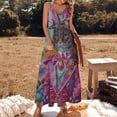 thumbnail image 2 of Easter Bunnies Rabbits Sleeveless Dress Women's Luxury Party Dress Birthday Dresses for Women, 2 of 7