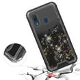 thumbnail image 3 of Compatible Case for Samsung Galaxy A20, Samsung Galaxy A30 Case 3N1 Series Diamond Quicksand Cute Phone Cover - Black, 3 of 4