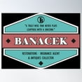 thumbnail image 2 of Banacek Poster Wall Art, Modern Wall Decor For Living Room Bedroom, 16x24 UNFRAMED, 2 of 3