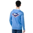 thumbnail image 4 of Guy Harvey Men's Long Sleeve Performance Hoodie, Size M-2XL, 4 of 11