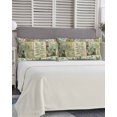 thumbnail image 5 of Retro Summer Botanical Pillow Covers King Size, Spring Flowers Vintage Soft Bed Throw Pillowcases Breathable Cooling Long Lumbar Body Pillow Sham Cover for Bed Sofa 20''x40'', 5 of 7