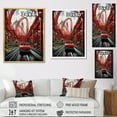 thumbnail image 4 of Designart "Seekers Delight Rollercoaster Thrill wall art I" Cityscapes Floater Framed Canvas Print, 4 of 7