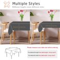 thumbnail image 4 of Rectangular Tablecloth Tablecloths Waterproof Stain Resistant Tablecloth Elegant Easy Care for Indoor, Outdoor Decoration 140*180cm, 4 of 5