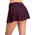 thumbnail image 4 of Women's Swim Skirt High Waisted Flounce Swimming Skort Bikini Bottom Tankini Swimsuit, 4 of 7