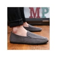 thumbnail image 4 of Fangasis Men Loafers Flat Casual Walking Shoes Comfort Flats Daily Cloth Moccasin Gray 1# 10.5, 4 of 4