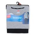 thumbnail image 2 of Hanes Men's ComfortSoft Jersey Short Sleeve Crew Tee and Pants Sleep Set, 2-Piece, Sizes S-2XL, 2 of 7