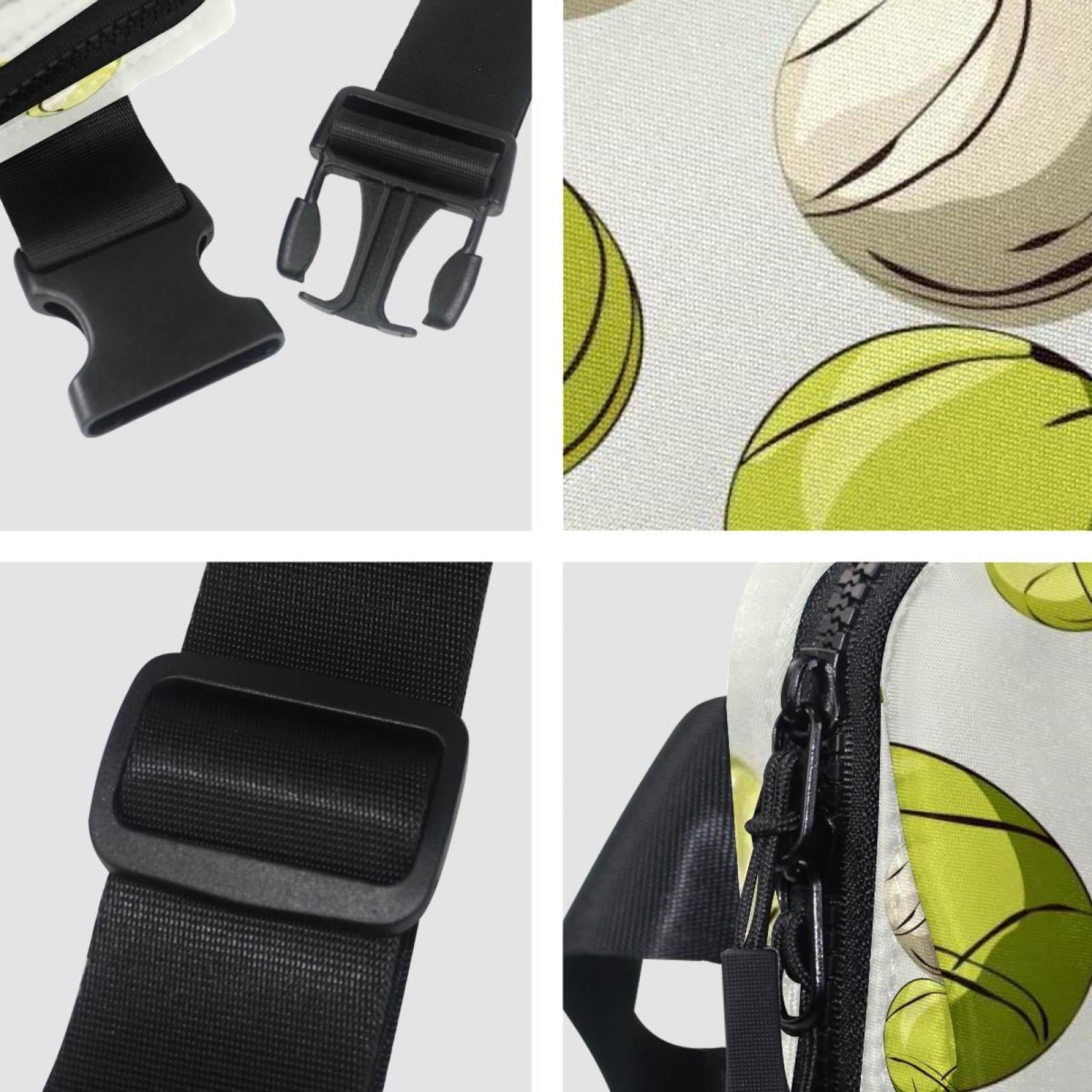 Tennis Lightweight Adjustable Waist Bag Fanny Pack Sling Bag with Extension Strap - Unisex