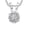 Platinum, variant on 0.75 to 5 Carat IGI Certified LAB-GROWN Round Cut Diamond Pendant Necklace 4 Prong Value Collection (I-J Color, SI1-SI2 Clarity) + 16" Silver Chain Platinum 0.75 Carat