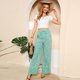 thumbnail image 2 of Pantalones anchos de pierna ancha para mujer, 2 of 5