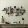 thumbnail image 1 of Luxen Home Metal and Wood Geometric Abstract Wall Art, 1 of 1