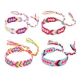 thumbnail image 1 of Pulseras tejidas de la amistad con cierre de nudo corredizo para mujeres, niñas y hombres – Ajustable de 4, 1 of 5