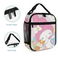 thumbnail image 3 of Kuromi And My Melody Lunch Bag, Insulated Lunch Bag for Women Men Lunch Box Container Bag Reusable Lunch Tote Bag for Office, Work, Beach, Travel, Picnic, 3 of 7