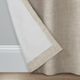 thumbnail image 4 of Brookstone Renwick Solid Total Blackout Grommet Top Single Curtain Panel, Linen Beige, 50 x 84, 4 of 8