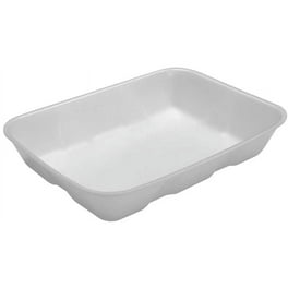 Supermarket Tray, #17S, 8.3 x 4.8 x 0.65, White, Foam, 1,000/Carton Supermarket Tray, #17S, 8.3 x 4.8 x 0.65, White, Foam, 1,000/Carton