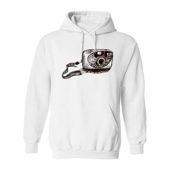 Vintage Camera.  Hoodie Men -Image by Shutterstock, Male Medium