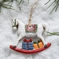 thumbnail image 7 of harmtty Xmax Christmas Ornaments Retro Painted Colorful Santa Claus Elk Snowman Pendants for Tree Decoration Kid Gifts A, 7 of 7