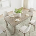 thumbnail image 2 of Farmhouse Dining Table for 6-8 People, 70.87" Long Wooden Kitchen Table, Rustic Rectangle Dining Room Table with Strong Legs, 2 of 7