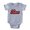 Heather Grey, variant on CafePress - Gem Zodiac Leo_Tr2 - Cute Infant Baby Football Bodysuit