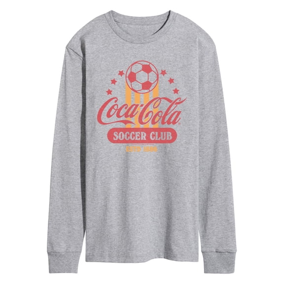 Coca-Cola - Soccer Club - Men's Long Sleeve Graphic T-Shirt
