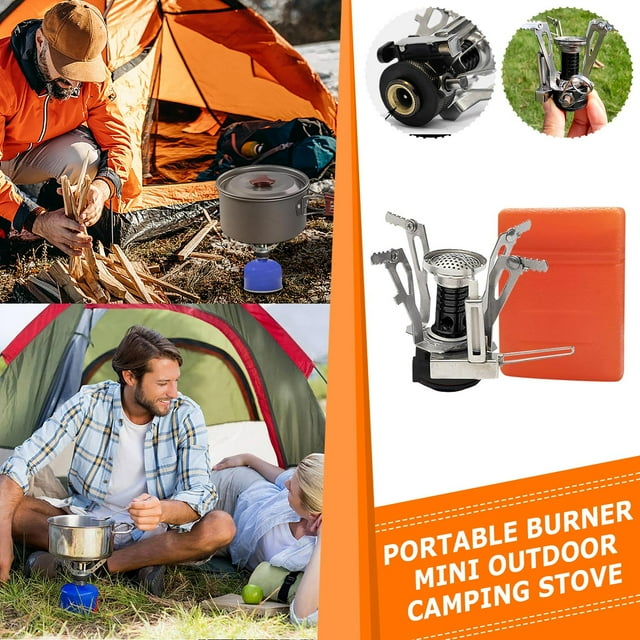 Agiferg Outdoor Portable Picnic Camping Burner Integrated Ultra-small Mini Burner