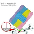 thumbnail image 3 of Kids Case for Amazon Fire 10 Pro/10 Plus/HD 10 Tablet(11th Generation, 2021 Release) - Heavy Duty Durable Shockproof Case with Foldable Kickstand Rugged Silicone EVA Cover, Rainbow Pink, 3 of 6