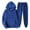 Q Blue, variant on Womens Outfits 2 Piece Fall Clothing Solid Color Long Sleeve Casual Home Hoodies Sweatpants Sets for Women with Pocket