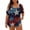 Blue-B-50324aa, variant on L-5XL Cold Shoulder Plus Size Outfits for Women USA Flag 250 Anniversary USA Shirt Hide Belly Women's Tunics Light Blue 4XL