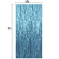 thumbnail image 4 of Dsseng 2/3 Pcs Rideau de Porte en Frange Feuille Métallique Toile de Fond Photo Décoration de Fête Mariage 3ftx8ft, 4 of 5