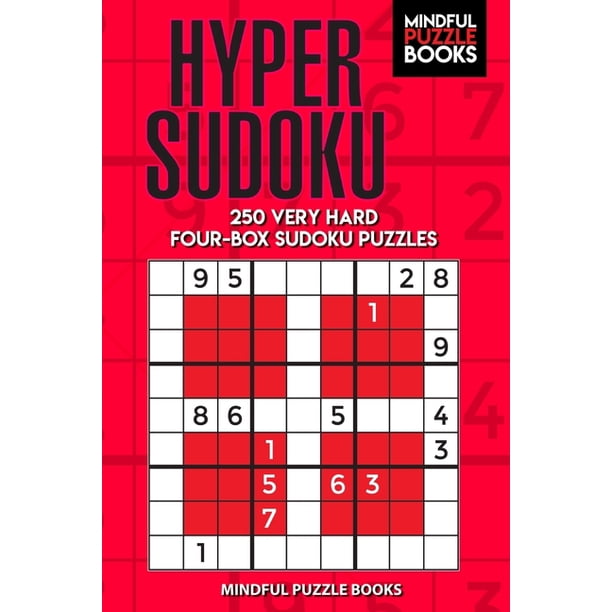Windoku Hyper Sudoku 250 Very Hard Four Box Sudoku Puzzles Series 
