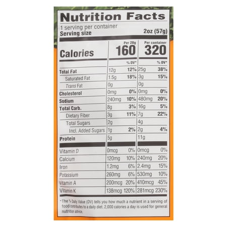 Rhythm Superfoods Kale Chips Zesty Nacho, 2 Oz