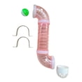 thumbnail image 3 of Accesorios de tablero de ajetreo accesorios sensoriales de tablero sensorial, tubo, educación, desarrollo temprano para niños Regalos de cumpleaños Rosa, 3 of 8