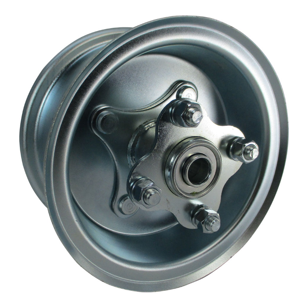 4 1/4" Wide 1037 Assembly With 5/8" Bb Flanged Hub With Bolts 6" Wheel Steel 