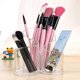thumbnail image 4 of Makeup / Cosmetic Organizer Brush Storage Pot Brush Pen Holder 3 Compartments Clear Acrylic, 4 of 5